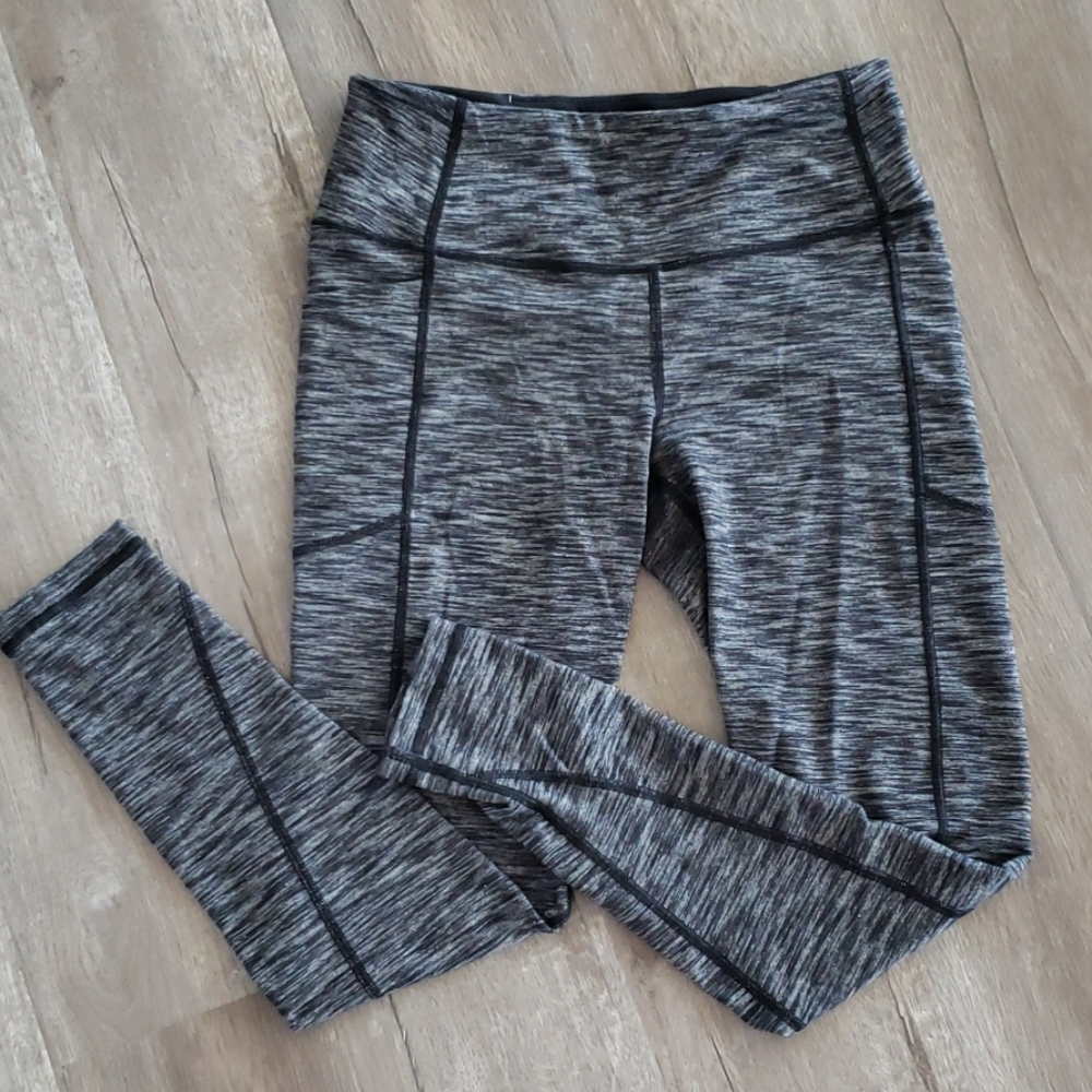 Gray marble leggings